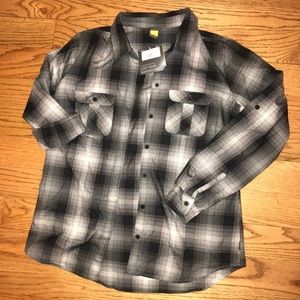 Black and White Button-down long sleeve